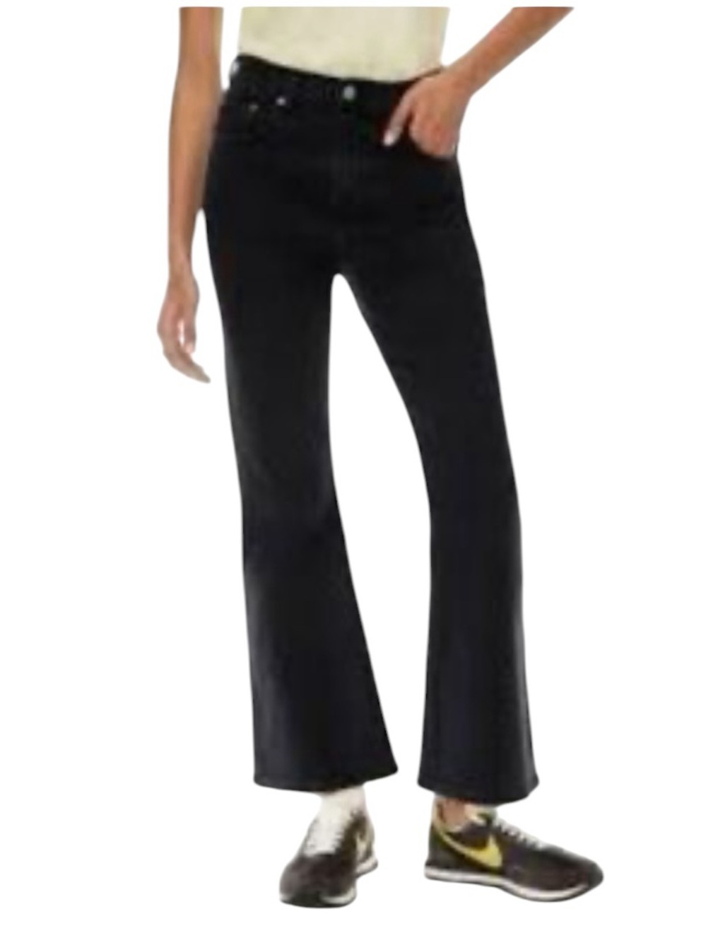 Denim Forum Twiggy High Rise Flare stretch jeans size 25 excellent condition